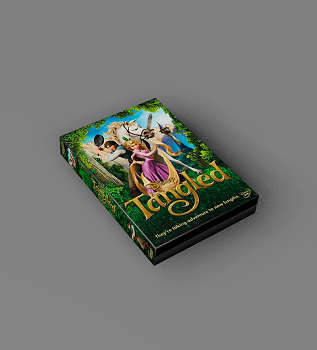 Following tutorial 6, I added covers to the front and spine of my DVD case model and explored lighting.