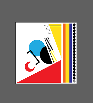 I added a red moon shape because I am an extrovert.